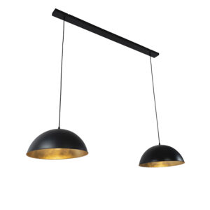 hanglampen hanglamp zwart met goud Magnax Staal Zwart Deze stoere komt uit de serie. Kenmerkend voor deze serie is dat lampen allemaal aan binnenzijde een