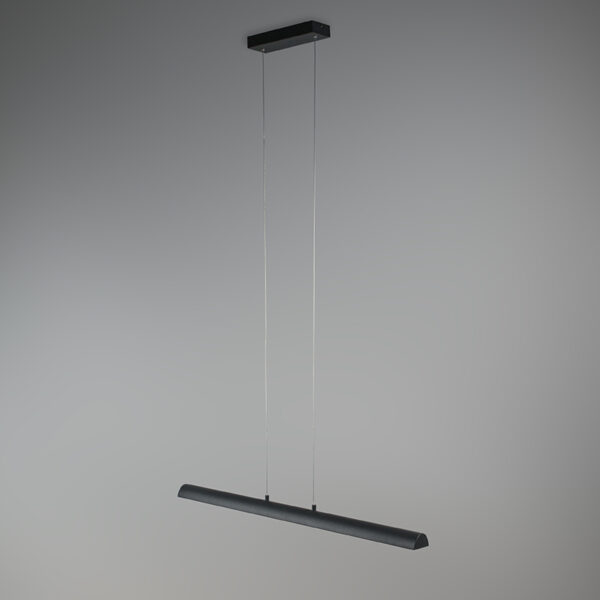 Hanglamp zwart met gouden binnenkant incl. LED - Balo 4 - Afbeelding 2