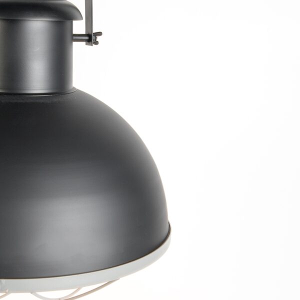 Industriële hanglamp zwart met grijs - Engine - Afbeelding 3