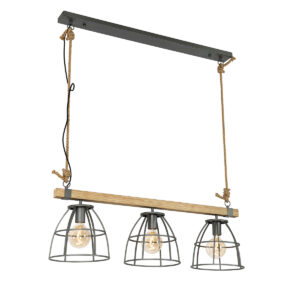 hanglampen hanglamp zwart met hout Arthur HoutStaalTouw Bruin Fris jouw interieur op Arthur. Doordat hij gemaakt is van staal en afgewerkt in het bruin een