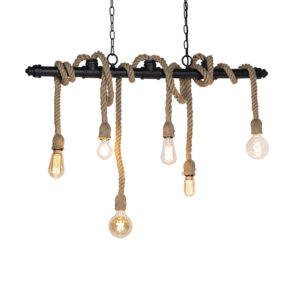 hanglampen hanglamp zwart Plural StaalTouw Zwart Wanneer je op zoekt bent naar een echte voor boven jouw dan is de echt iets Het zwarte armatuur in combinatie
