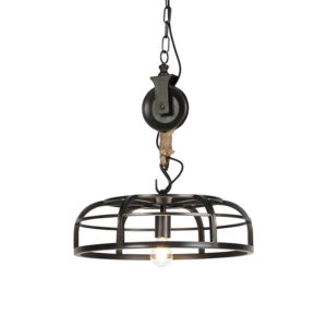 hanglampen hanglamp zwart staal Camelot StaalTouw Zwart Een prachtige van Deze is een plaatje om te zien. Hij voelt zich volledig thuis in industrieel of Art
