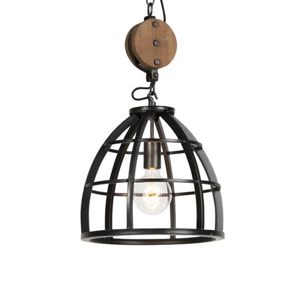 hanglampen hanglamp zwart stalen kap 33 cm Arthur HoutStaal Zwart Een stoere voor in jouw echte eyecatcher je woonkamer. De lengte van de lamp kun zelf