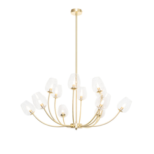 hanglampen Klassieke hanglamp goud met glas Elien StaalGlas go classic onze hanglamp. Een klassieke in De lamp is mooi afgewerkt een gouden armatuur en glazen