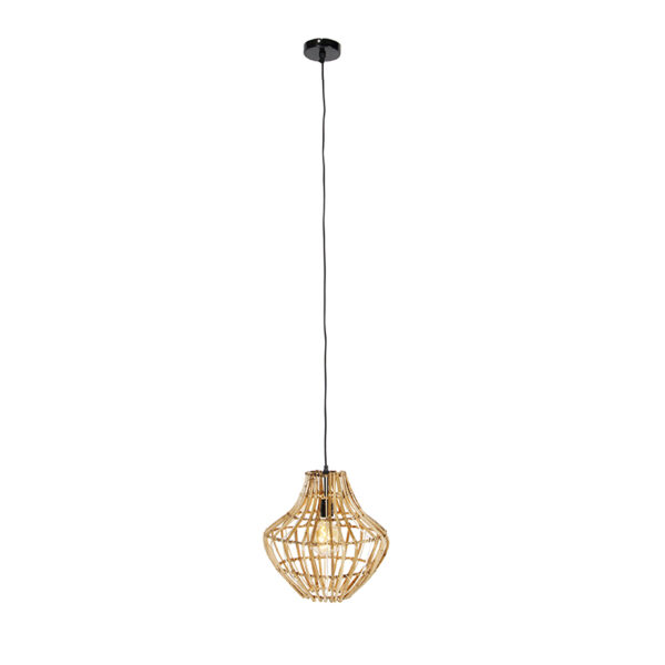 Landelijke hanglamp bamboe 36 cm - Canna - Afbeelding 2