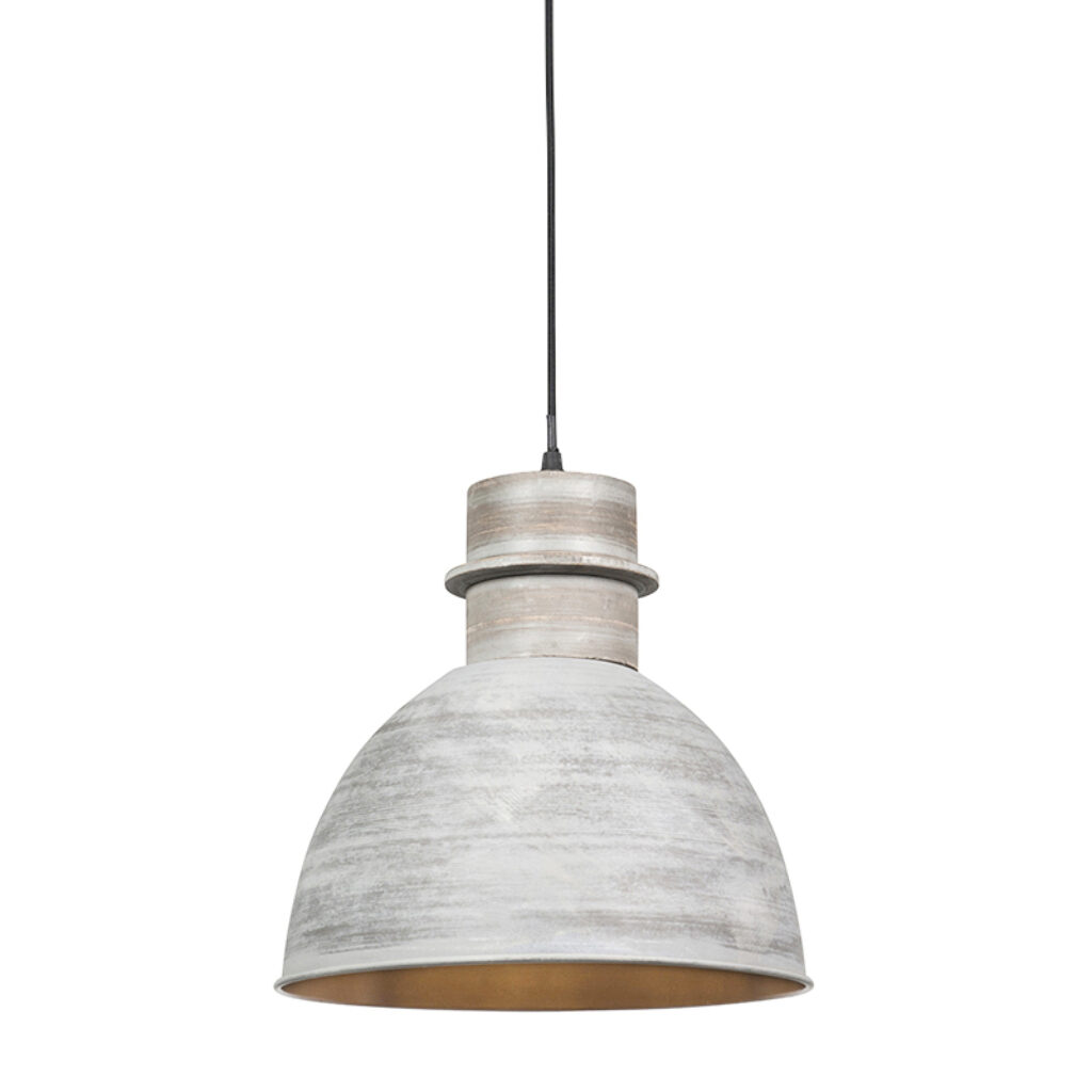 hanglampen Landelijke hanglamp grijs Dory Staal Grijs Hanglamp is een landelijke met rustieke grijze afwerking voor sfeervolle uitstraling. De lamp geschikt in