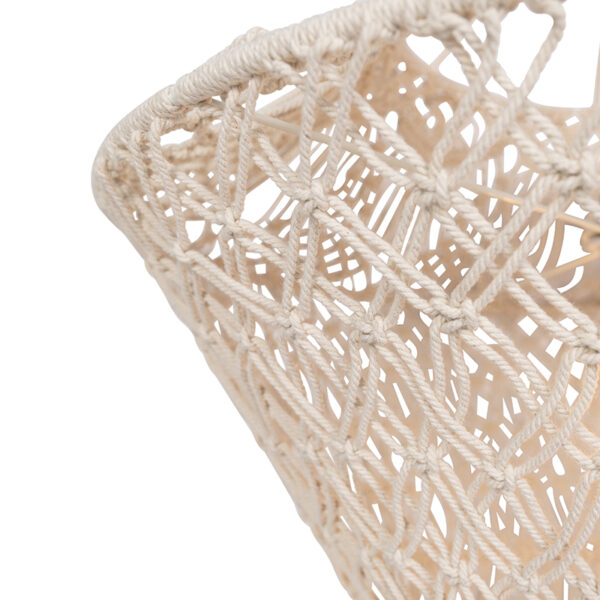 Landelijke hanglamp macramé 90 cm - Macra - Afbeelding 2