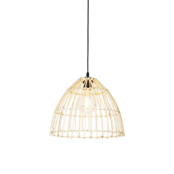 hanglampen Landelijke hanglamp rotan 35 cm Magna Rotan Naturel De is een landelijke die super leuk past in jouw Art Deco of landelijk interieur. Hij verstelbaar
