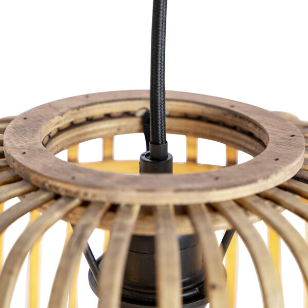 Landelijke hanglamp rotan 3-lichts - Manila - Afbeelding 2