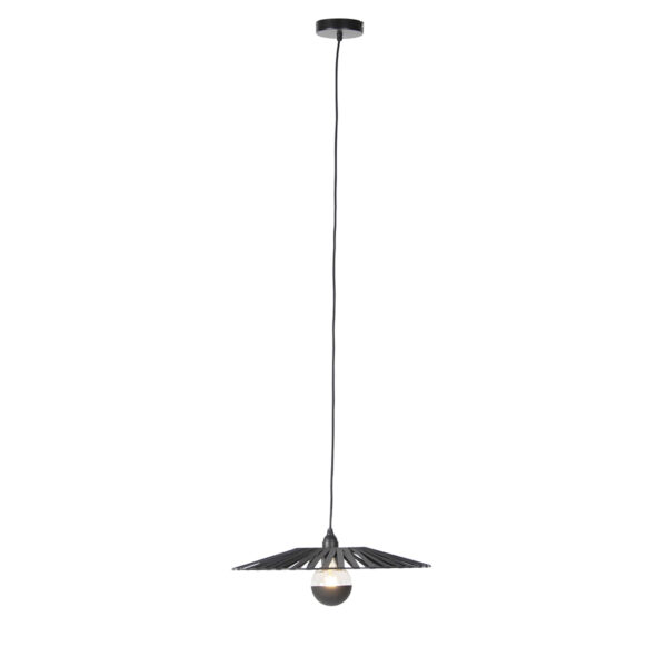 Landelijke hanglamp zwart 46 cm - Leia - Afbeelding 2
