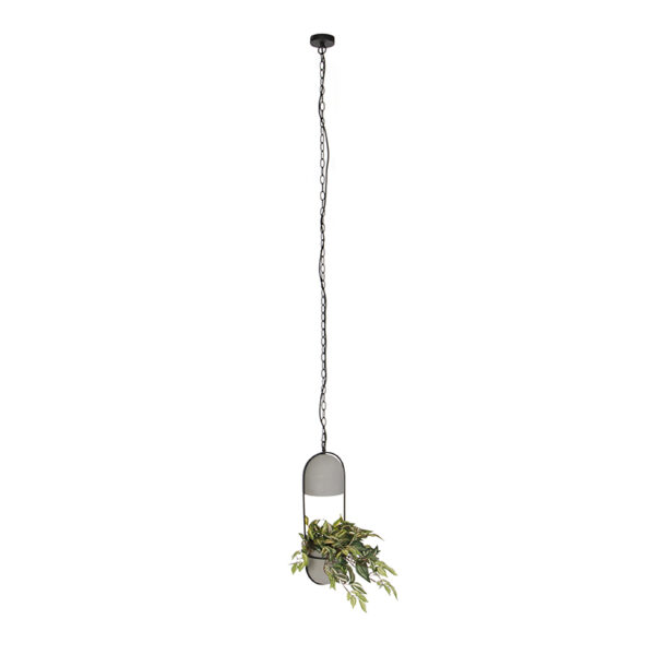 Landelijke ronde hanglamp beton - Fauna A - Afbeelding 2