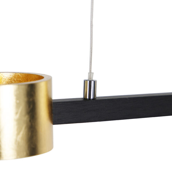 Moderne hanglamp goud 98 cm incl. LED 5-lichts - Kiko - Afbeelding 2
