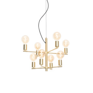 hanglampen Moderne hanglamp goud Osprey Staal Haal een moderne eyecatcher in huis met deze Deze is gemaakt van staal en afgewerkt mooie gouden kleur. Hij heeft