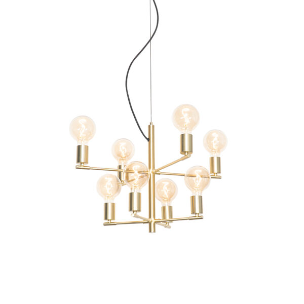 hanglampen Moderne hanglamp goud Osprey Staal Haal een moderne eyecatcher in huis met deze Deze is gemaakt van staal en afgewerkt mooie gouden kleur. Hij heeft