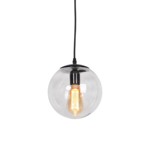 hanglampen Moderne hanglamp grijs 20 cm Pallon GlasStaal Grijs Een echt tijdloos ontwerp deze Pallon. Hij geeft een enorm sfeervolle touch aan jouw woonkamer