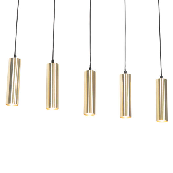 Moderne hanglamp messing 5-lichts - Jeana - Afbeelding 2