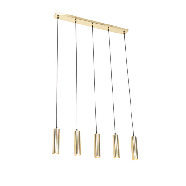 hanglampen Moderne hanglamp messing Jeana Staal Messing Hanglamp zorgt voor een moderne uitstraling van je interieur. Zijn kleur ervoor dat hij in modern of