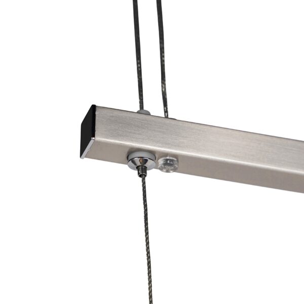 Moderne hanglamp staal incl. LED - Riley - Afbeelding 2
