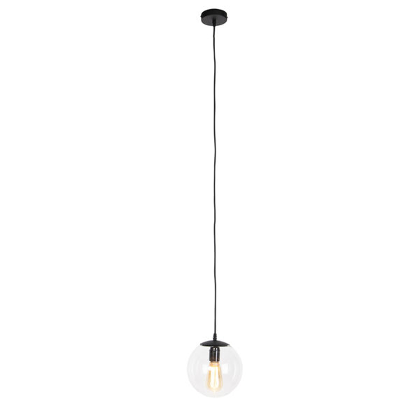 Moderne hanglamp transparant 20 cm - Pallon - Afbeelding 2