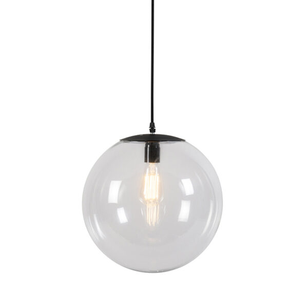 hanglampen Moderne hanglamp transparant 35 cm Pallon GlasStaal Transparant Super leuke deze Een tijdloos ontwerp en geeft een enorm sfeervolle touch aan jouw