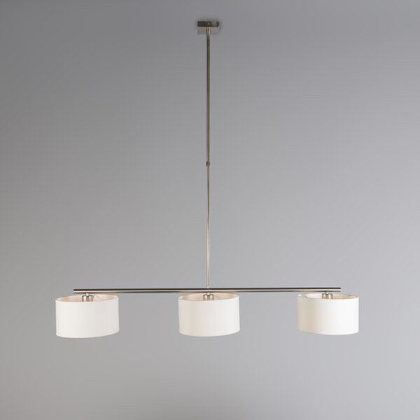 Moderne hanglamp wit rond - VT 3 - Afbeelding 2