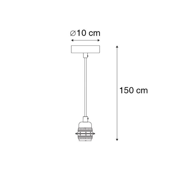 Moderne hanglamp zwart dimbaar - Cava Luxe 1 - Afbeelding 3