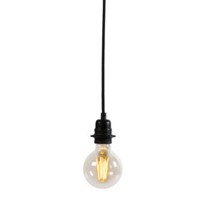 hanglampen Moderne hanglamp zwart dimbaar Cava Luxe 1 Staal Zwart Voor de echte fijnproever en trendsetter dit is 1. Uitgevoerd in een hoogwaardige metaal