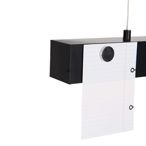 Moderne hanglamp zwart incl. LED 3-staps dimbaar - U-Tube - Afbeelding 2