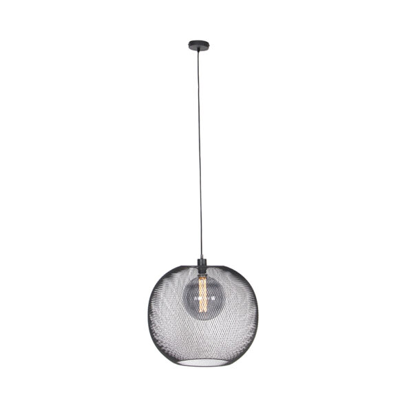Moderne hanglamp zwart - Mesh Ball - Afbeelding 2