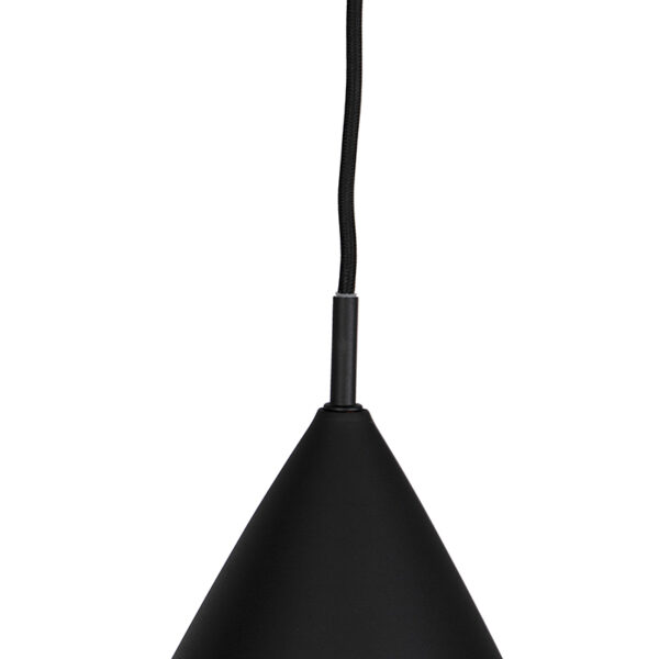 Moderne hanglamp zwart met goud - Depeche-Jacob - Afbeelding 2