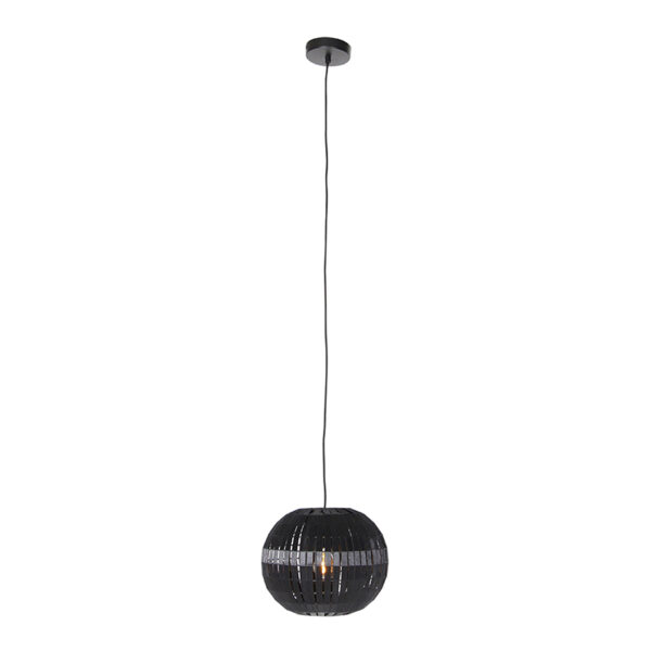 Moderne hanglamp zwart 30 cm - Zoë - Afbeelding 2