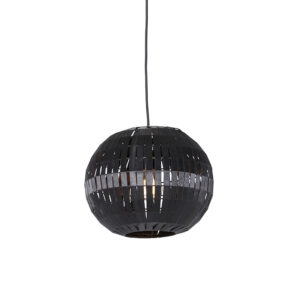 hanglampen Moderne hanglamp zwart 30 cm StaalStof Zwart Kijk deze moderne Geef een modern accent aan je interieur met de Hanglamp is stalen lamp stof. Hij en