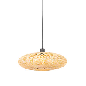 hanglampen Oosterse hanglamp bamboe 50 cm Ostrava BamboeStaal Naturel