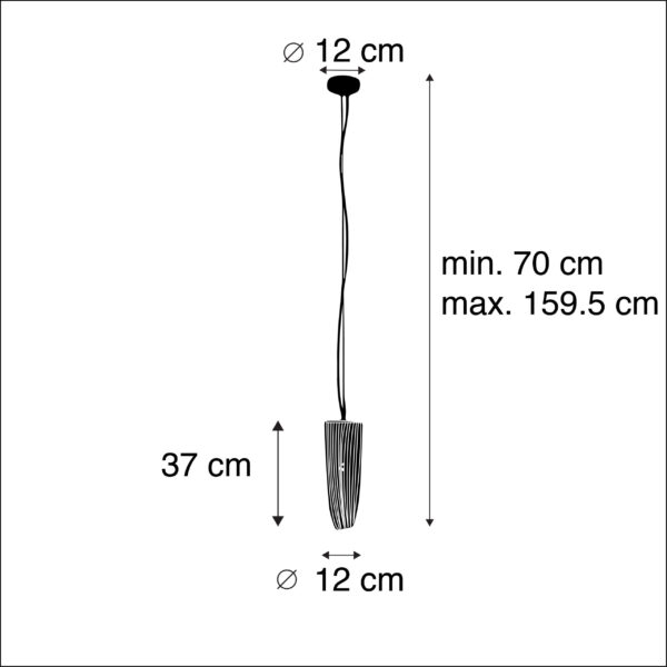 Oosterse hanglamp goud - Catena Cabalto - Afbeelding 3