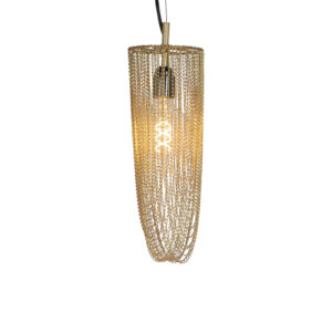 hanglampen Oosterse hanglamp goud Catena Cabalto Staal Deze geeft jouw interieur een echte De lamp is mooi afgewerkt in waardoor hij past romantische of