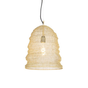 hanglampen Oosterse hanglamp goud Nidum Garza Staal Onze is een lamp die je interieur in sfeer Hij afgewerkt met gaas mooie gouden kleur waardoor de lichtbron