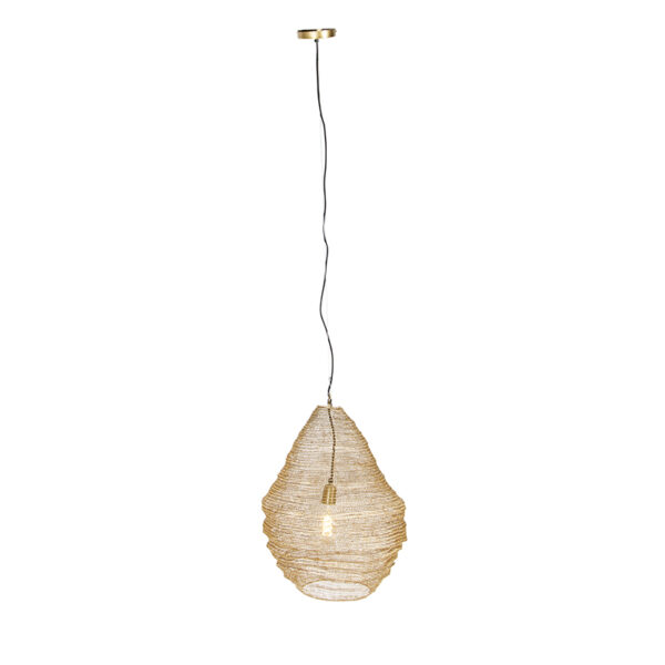 Oosterse hanglamp goud 45 cm - Nidum L - Afbeelding 2