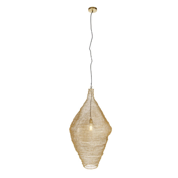 Oosterse hanglamp goud 60 cm - Nidum L - Afbeelding 2