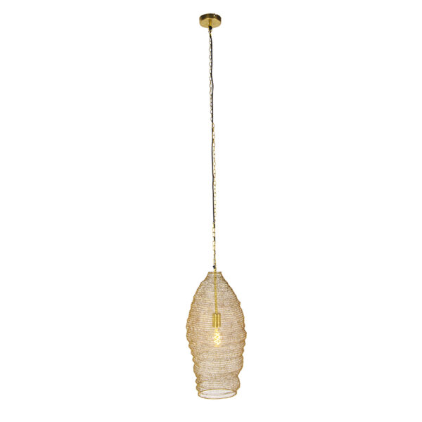 Oosterse hanglamp goud 25 cm - Nidum - Afbeelding 2