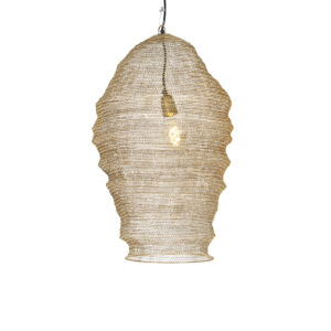 hanglampen Oosterse hanglamp goud Nidum Staal Onze is een die je interieur in sfeer Hij afgewerkt met staal waardoor de lichtbron zichtbaar is. Dit geeft mooi