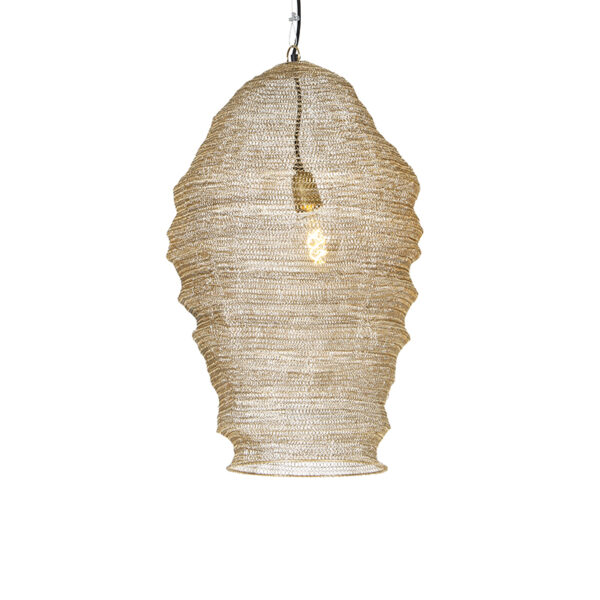 hanglampen Oosterse hanglamp goud Nidum Staal Onze is een die je interieur in sfeer Hij afgewerkt met staal waardoor de lichtbron zichtbaar is. Dit geeft mooi