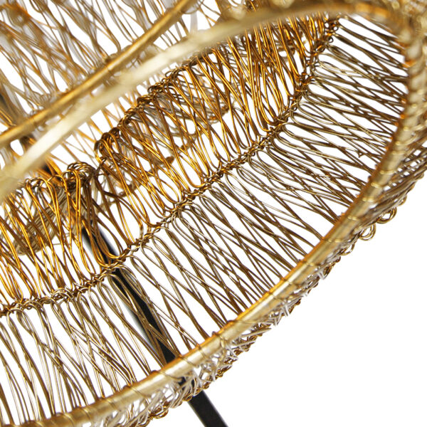 Oosterse hanglamp goud rond 3-lichts - Vadi - Afbeelding 2