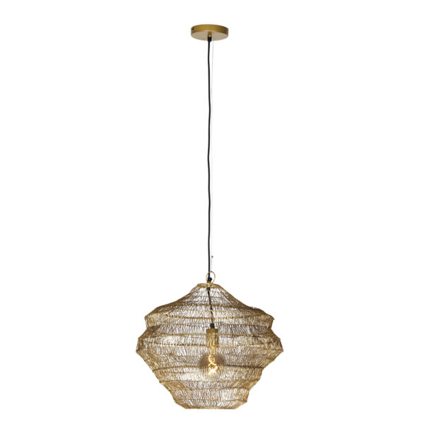 Oosterse hanglamp goud 45 cm x 40 cm - Vadi - Afbeelding 2
