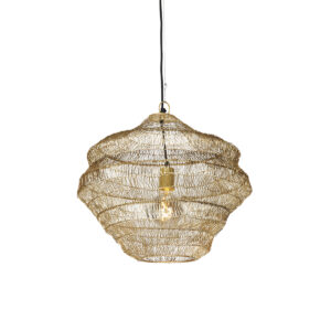 hanglampen Oosterse hanglamp goud 45 cm x 40 Vadi Staal is een unieke lamp die oosters tintje aan je inrichting Iets voor in jouw Deze van staal en goudkleurig
