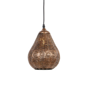 hanglampen Oosterse hanglamp koper Billa Dia Staal Koper zorgt met zijn unieke design en koperen afwerking voor een gezellige sfeer in huis. De mooie van de