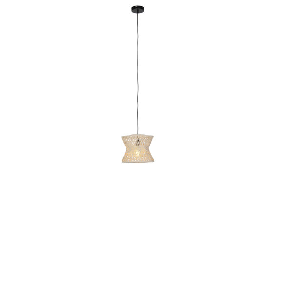 Oosterse hanglamp macramé 30 cm - Leonard - Afbeelding 2