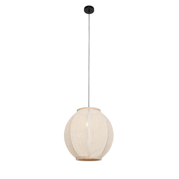 Oosterse hanglamp naturel 46 cm - Rob - Afbeelding 2