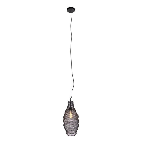 Oosterse hanglamp zwart - Nidum Rombo - Afbeelding 2