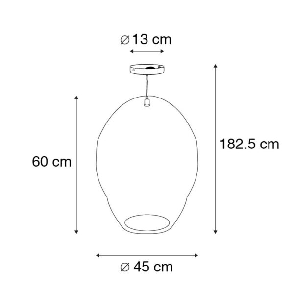 Oosterse hanglamp zwart - Nidum - Afbeelding 3