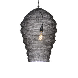 hanglampen Oosterse hanglamp zwart Nidum Staal Zwart Onze is een die je interieur in sfeer Hij afgewerkt met staal waardoor de lichtbron zichtbaar is. Dit geeft